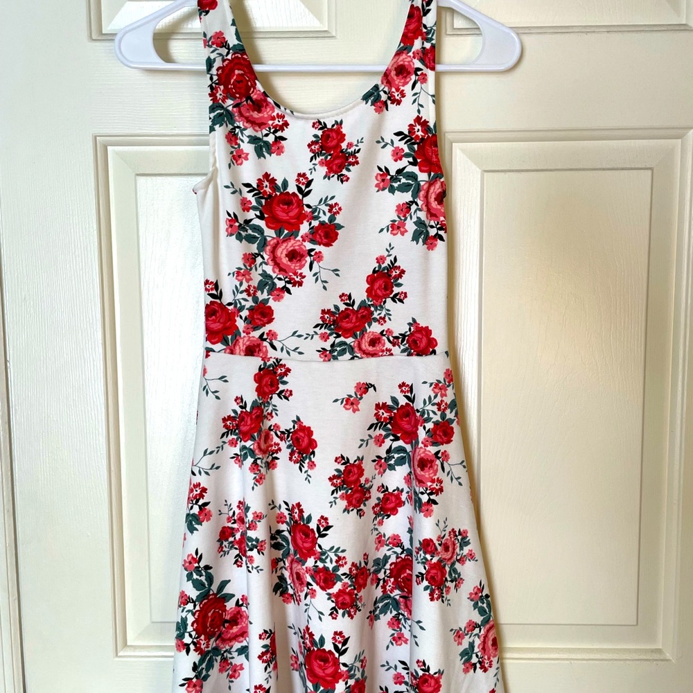 H&M Divided floral skater dress, size 2